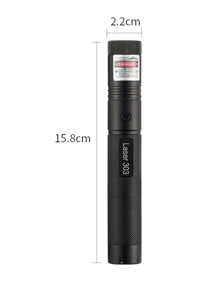 Lazer 303 Şarjlı Güçlü Lazer Kalem + Şarj Aparatı Sarı
