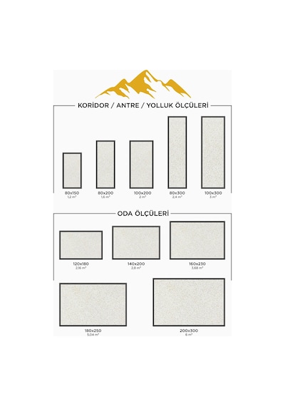 Modern Desenli Dijital Baskı Kaymaz Taban Halı H0902 Renkli