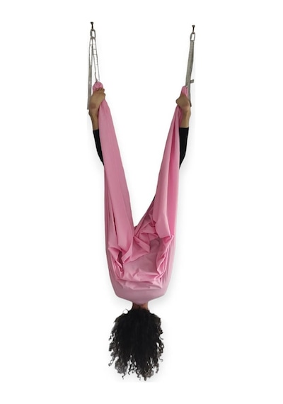 Naturecamp Nadi Pembe Yoga Hamak Seti