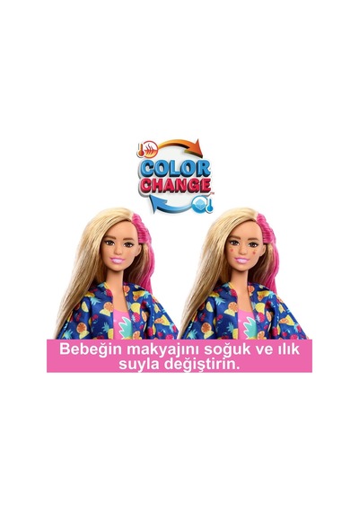 Hrk57 Barbie Pop Reveal Sürprizli Bardak Oyun Seti Çok Renkli