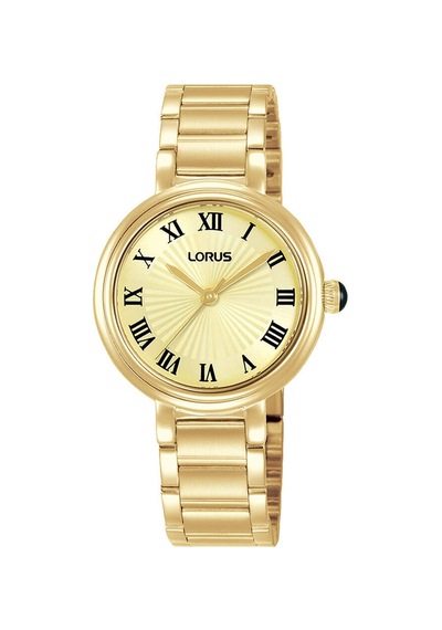 Lorus Rg210yx9 Quartz Çelik Altın Rengi 30 Mm Kadın Kol Saati Altın