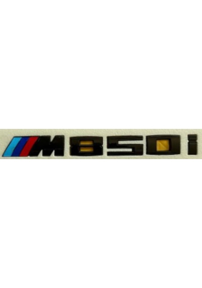 M850i Siyah Bagaj Yazısı 3a 3d 3abs