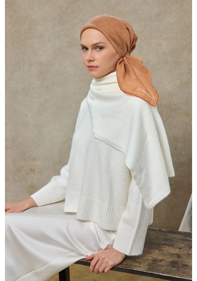 Silk Home Labirent Desen Lyocell Monare Eşarp - 6425 Yavruağzı