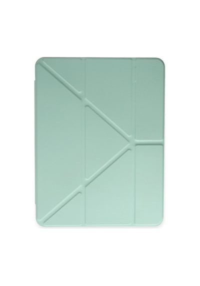 Apple iPad 2022 10.9 10.nesil Kılıf Kalemlikli Mars Tablet Kılıfı - Açık Yeşil