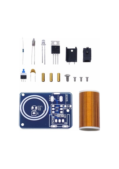 Dc 9-12v Bd243 Mini Tesla Bobin Kiti Modülü Kendin Yap Hobi Devresi Dıy Lehimleme Kiti Demonte Montesiz