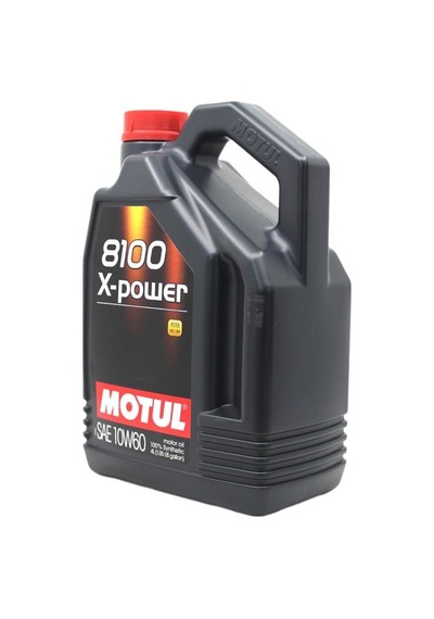 Motul 8100 X-Power 10W-60 Tam Sentetik Motor Yağı 4 x 4 L