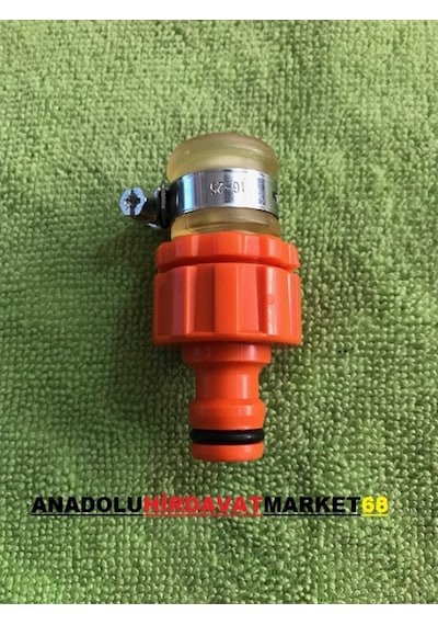 Sayım Otomatik Musluk Bağlantı Adaptörü Kelepçeli 1/2 Musluk