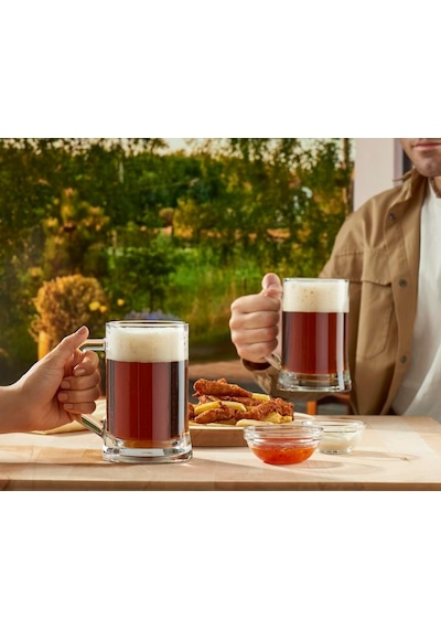 Ayrex Paşabahçe Pub Kulplu Bira Bardağı, 660 Ml, 2 Parça
