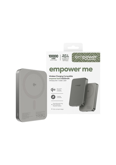 Empower By Panzerglass 10000mah Powerbank Titanium Gri Titanyum