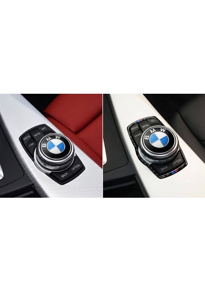 Bmw Uyumlu Joystick Konsol Sticker Arma Logo 45mm 4.5 Cm 1 Adet Mavi