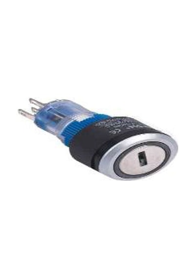 22mm Anahtarlı Buton Kalıcı Kırmızı