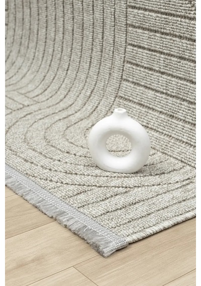 Seyran Halı Loopy 623 Gri %50 Polyester - Polipropilen Yolluk