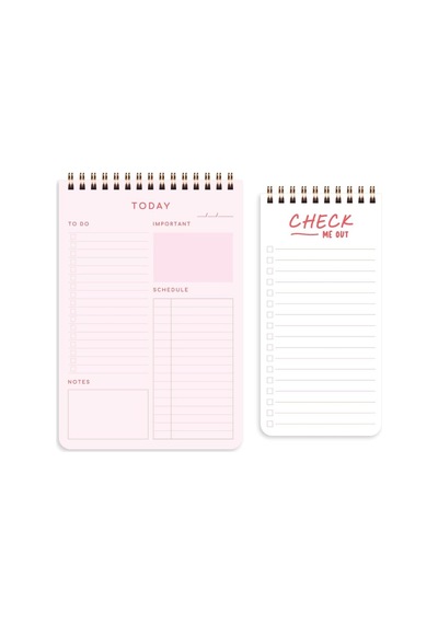 A4 Haftalık Ve Günlük 3'lü Masaüstü Süresiz Planlayıcı Set Aura/kalp