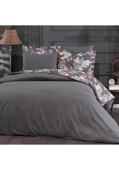 Schafer Home Premium Comfort Çift Kişilik Nevresim Takımı 6 Parça-gri