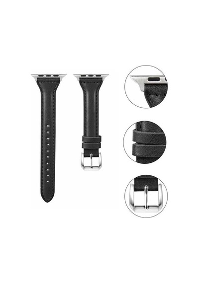 Watch 38mm Uyumlu Krd-28 Deri Kordon-bls-beyaz