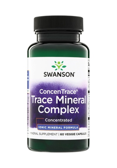 Swanson Nutrition Trace Mineral Complex Takviye Edici Gıda 60 Kapsül Gıda Takviye