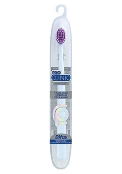 4 Adet Difaş Diş Fırçası Pro Clinic Slim Soft