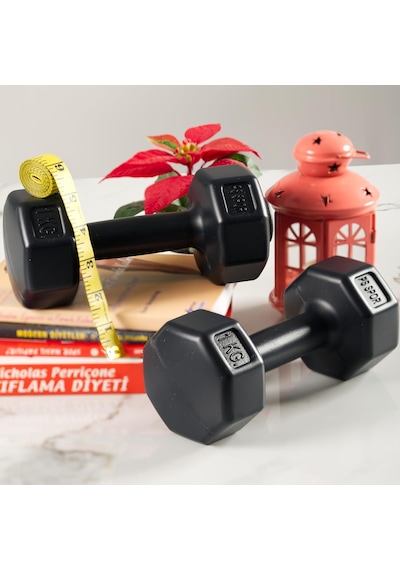 Ps Spor Dambıl Seti, 2 Adet X 1 Kg, Siyah, Dayanıklı Tasarım