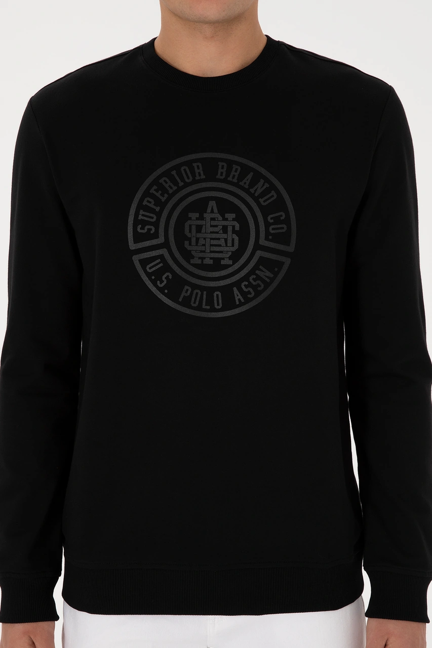 U.s. Polo Assn. Erkek Siyah Sweatshirt 50324788-vr046 Siyah