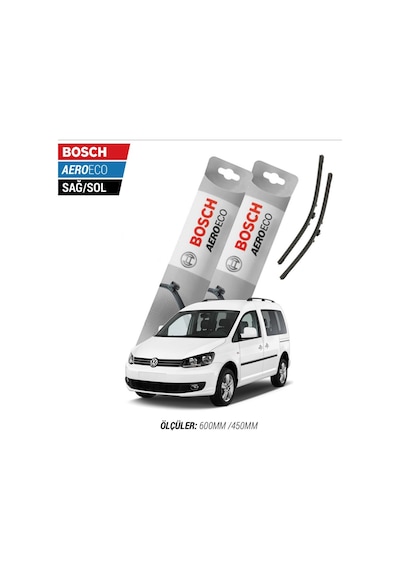 Volkswagen Caddy Muz Silecek 2007-2017 Bosch Aeroeco