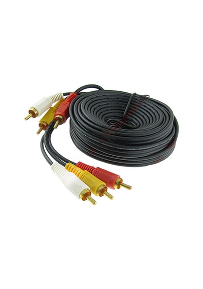 3 Rca Kablo 3 Rca To 3 Rca Görüntü Ses Kablosu 5M