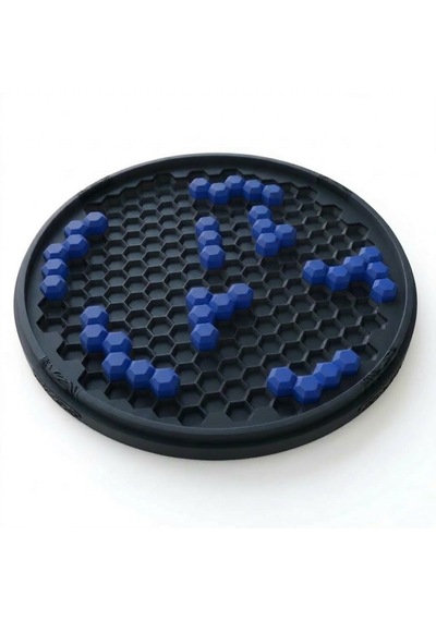 Hexagon Zeka Oyunu - Geometrik Akıl Ve Mantık Puzzle - Kilitli Kapaklı Taşınabilir Akıl Oyunu