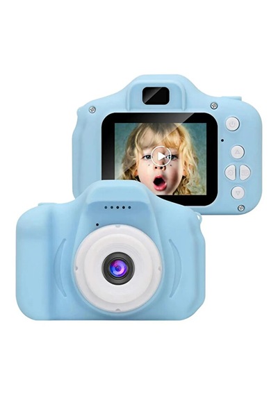 Mavi Renk Mini 1080p Hd Çocuk Kamera Dijital Fotoğraf Makinesi 2.0 Inç Ekran 1