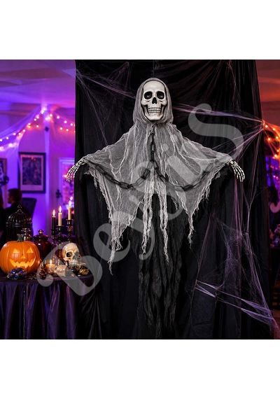 Beysüs Cadılar Bayramı Halloween Işıklı Sesli İskelet Tavan Süsü