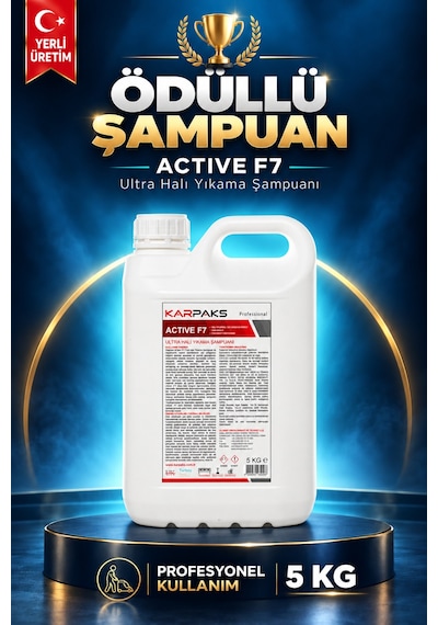 Active F7 Ultra Halı Yıkama Şampuanı 5 Kg Tekli