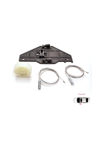 Ön Sol Cam Kriko Set Peugeot Partner Berlingo 2 B9 2008-2018 İçin Standart