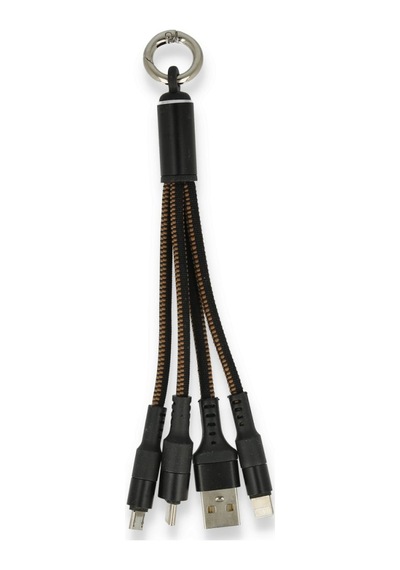 JKX-37 3in1 USB Kablo - Siyah
