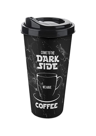 Büyük Boy Kapaklı Kahve Bardağı 650 Ml-22Oz 1 Adet Çok Renkli