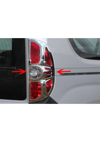 Opel Combo D Uyumlu Stop Çerçevesi 2 Parça 2011-2018 Abs Krom