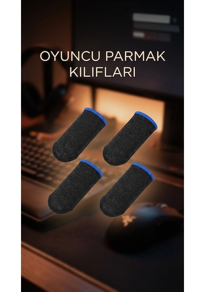 Oyuncu Eldiveni Parmaklık Hassasiyet Dayanıklı Tasarım Ergonomik Kullanım