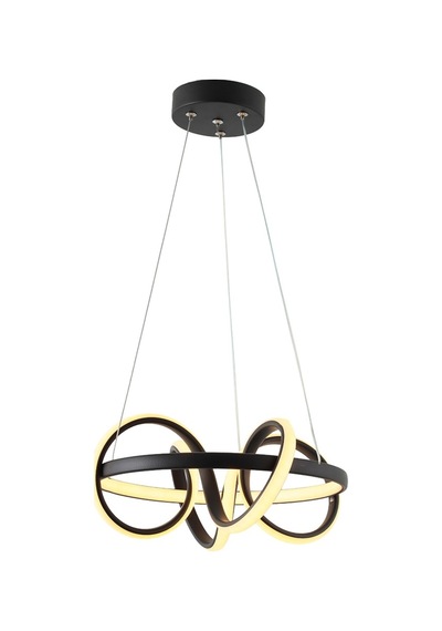 Tt003-Sy Tt Aydınlatma Sarmal Modeli Mat Siyah Led Avize