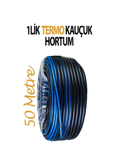 1'lik Termo Bahçe Sulama Hortum Isıya Ve Basınca Dayanıklı 50 Metre Uzunluğunda Sert Hortum