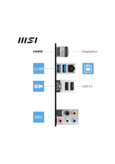 Mb Pro B760-p Iı Soket 1700 Ddr5 7000 Oc Pcı-e,m.2 Usb3.2 Hdmı,dp 1x 2.5g Lan Atx