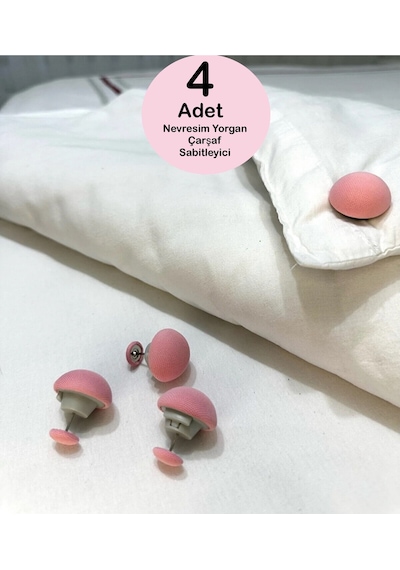 4 Adet Çok Amaçlı Kılıf Sabitleyici Düzenleyici Kumaş Gri Diğer