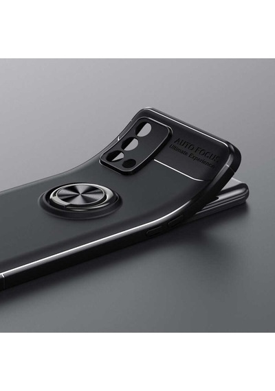 Oppo Reno A74 4G Kılıf Yüzüklü Magnetli Ravel Case