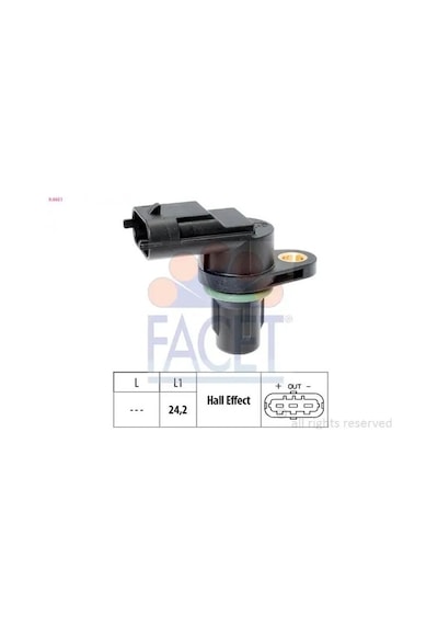 Volvo S80 Eksantrik Sensoru D5 2006-2011 Facet 90651