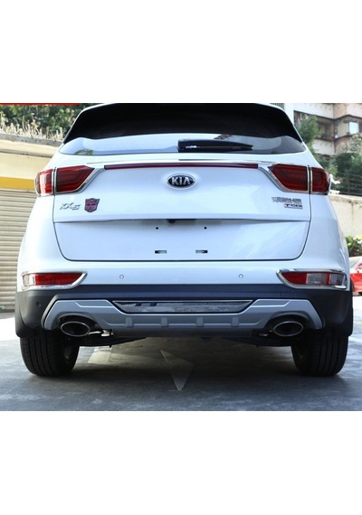 Kia Sportage Ön ve Arka Koruma Difüzör 2015- Çift Çıkış Egzoz