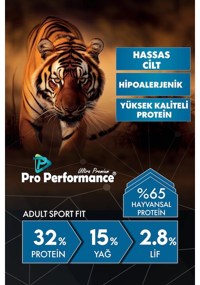 Pro Performance Kızılcıklı Tavuklu Karidesli Ve Somonlu Yetişkin Kedi Maması 15 Kg