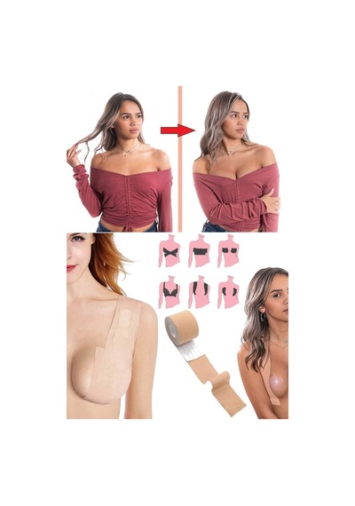 Pazarız Göğüs Dikleştirici Ve Şekillendirici Yapışkan Destek Bant Göğüs Sarkma Düzenleyici Ten Renk Bej Pazarız Göğüs Dikleştirici Ve Şekillendirici Yapışkan Destek Bant Göğüs Sarkma Düzenleyici Ten Renk Bej