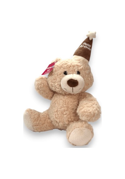 Happy Birthday Bear Peluş Oyuncak 25 Cm Kahverengi 4535
