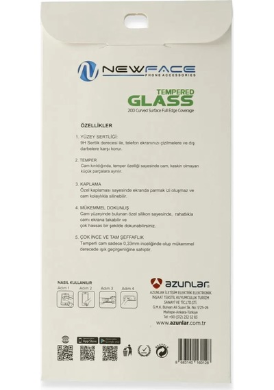 Newface Samsung Galaxy Uyumlu  A23 4g 20d Premium Cam Ekran Koruyucu