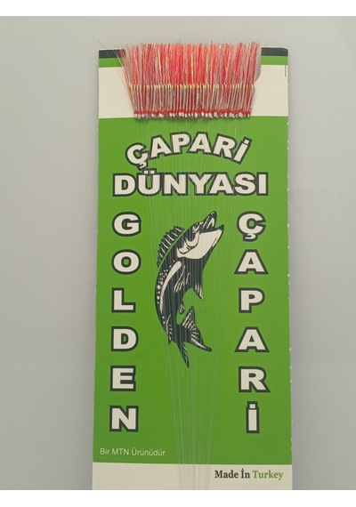 Golden 50 İğneli İstavrit Kösteği 11 No Beyaz İğne -0,12 Mm -0,15 Mm Köstek Kırmızı