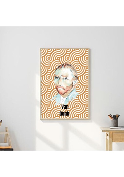 Besay Van Gogh Duvar Posteri-klasik Sanat Estetik Dekoratif A2 Çerçevesiz