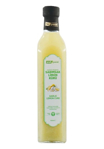 Yeşil Pazar Taşköprü Yöresinden Sarimsak Limon Kürü 500 Ml