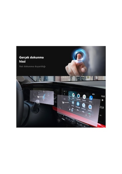 Opel Mokka Gs Uyumlu Araç Ekran Koruyucu Multimedya Ve Dijital Gösterge 9h Nano Kırılmaz Şeffaf