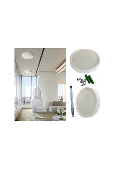 Cata Ct-5233b 18w Sıva Üstü Led Panel Yuvarlak Beyaz